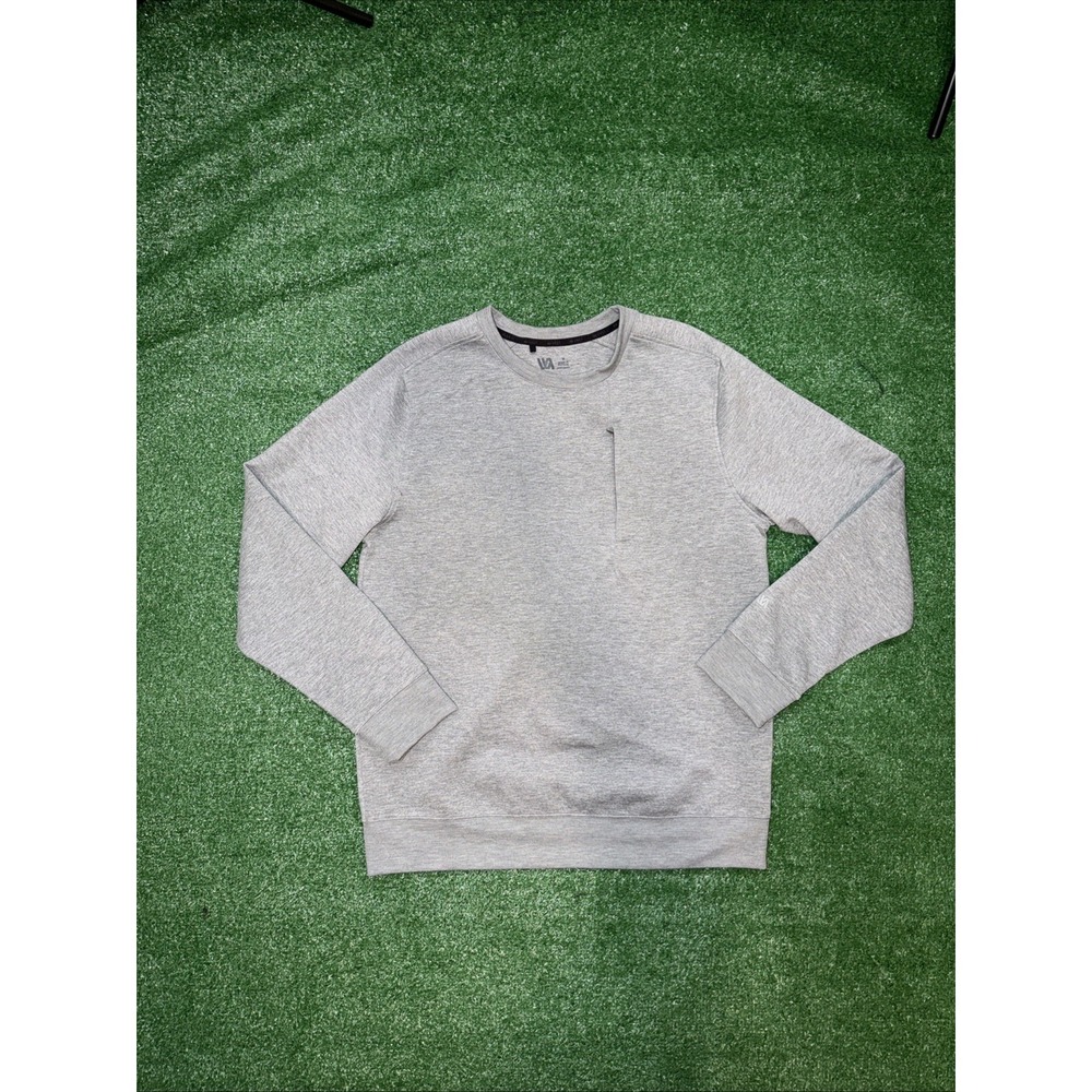 VRST Men's Crewneck Performance Pullover Sweatshirt Activewear Size‎ M Pocket